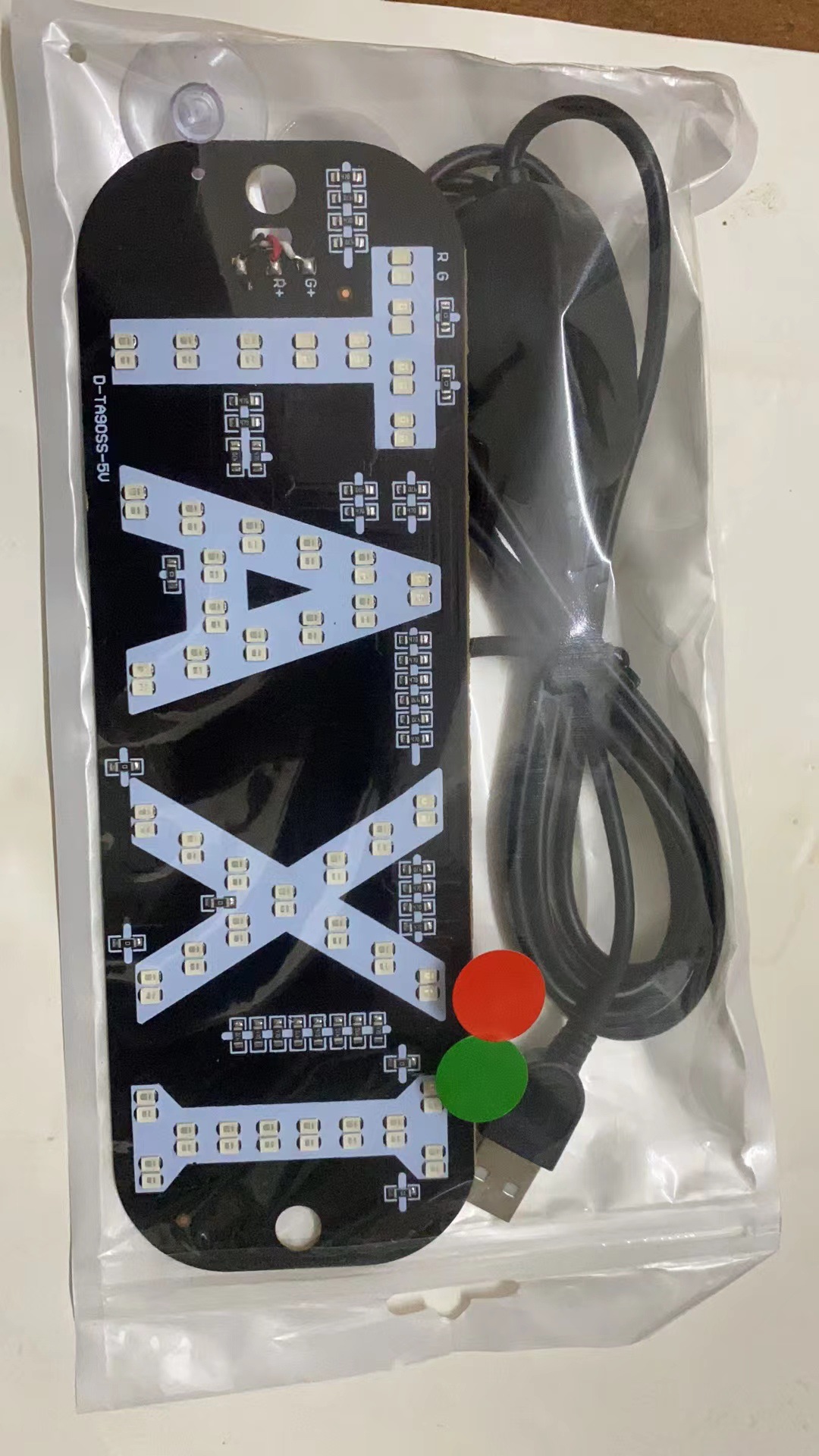 USB двухцветный таксомоторный фонарь