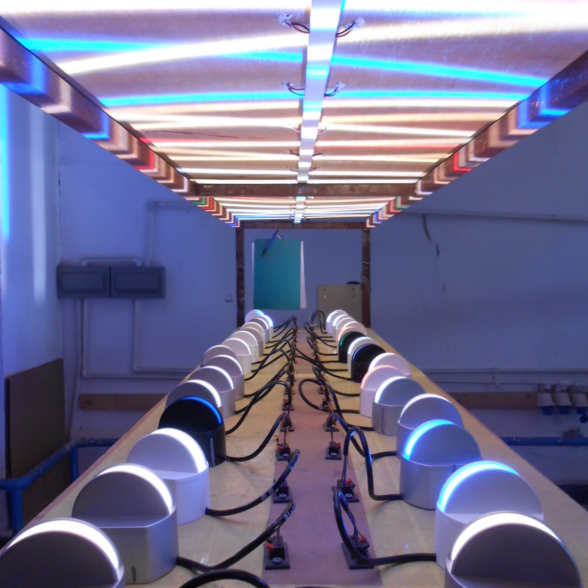 180 Degree Window Sill Light Knife Rgbw Lighting Outdoor Landscape Light Aisle Corridor Door and Window Building Dmx512 Atmosphere