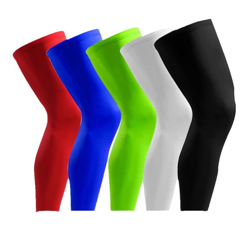 Summer Wear Sun Protection Leg Covers Ice Silk Men and Women Anti-Uv Leggings Mountaineering Sports Knee Pads Large and Small Leg Socks Outdoor