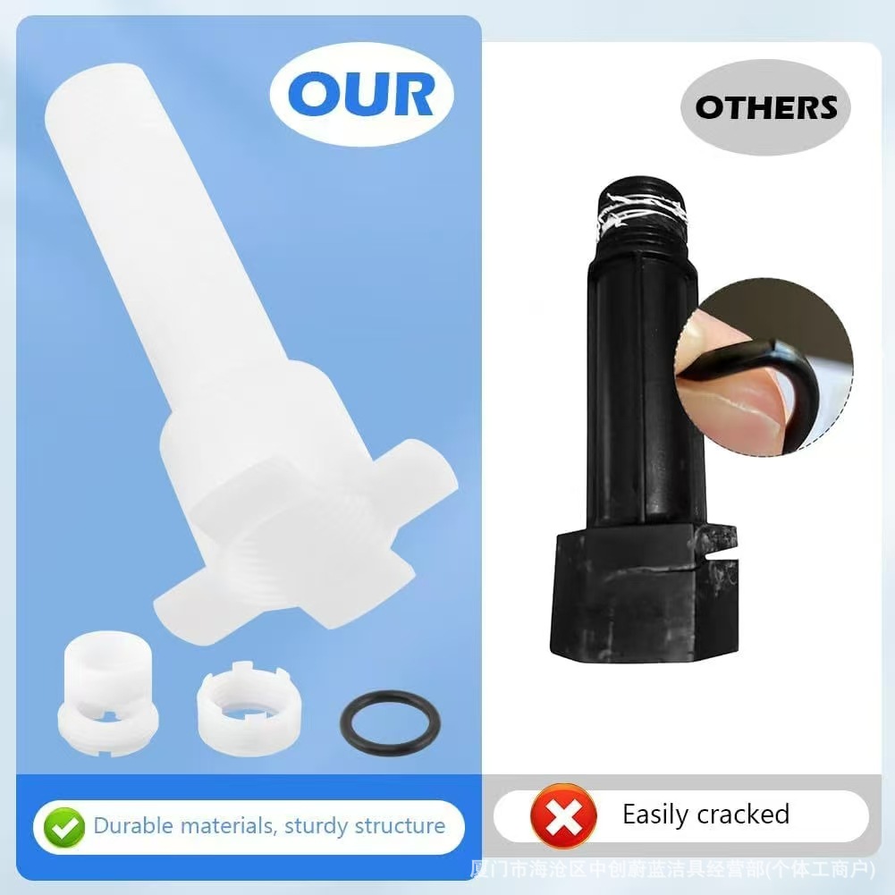 In-Stock 2-Piece Bathroom Bathtub Faucet Diverter Repair Replacement Parts Kit Diverter Valve Stem Water Channel Assembly