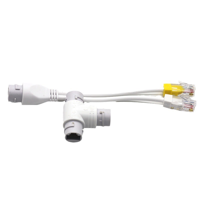 1 Point 2Poe Splitter Network Splitter One Point Two Simplifies Deployment Wiring Network Cable to Connect 2 Devices at the Same Time