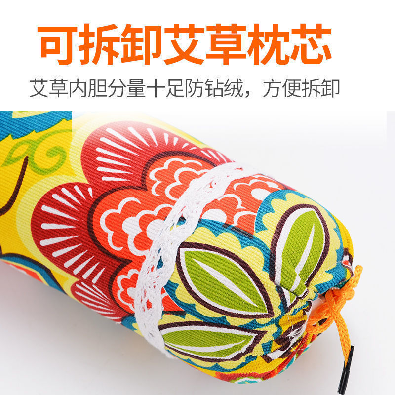 wormwood pillow pure wormwood cervical pillow neck pillow wholesale large old coarse cloth pillow moxibustion pillow cylindrical pillow cervical pillow