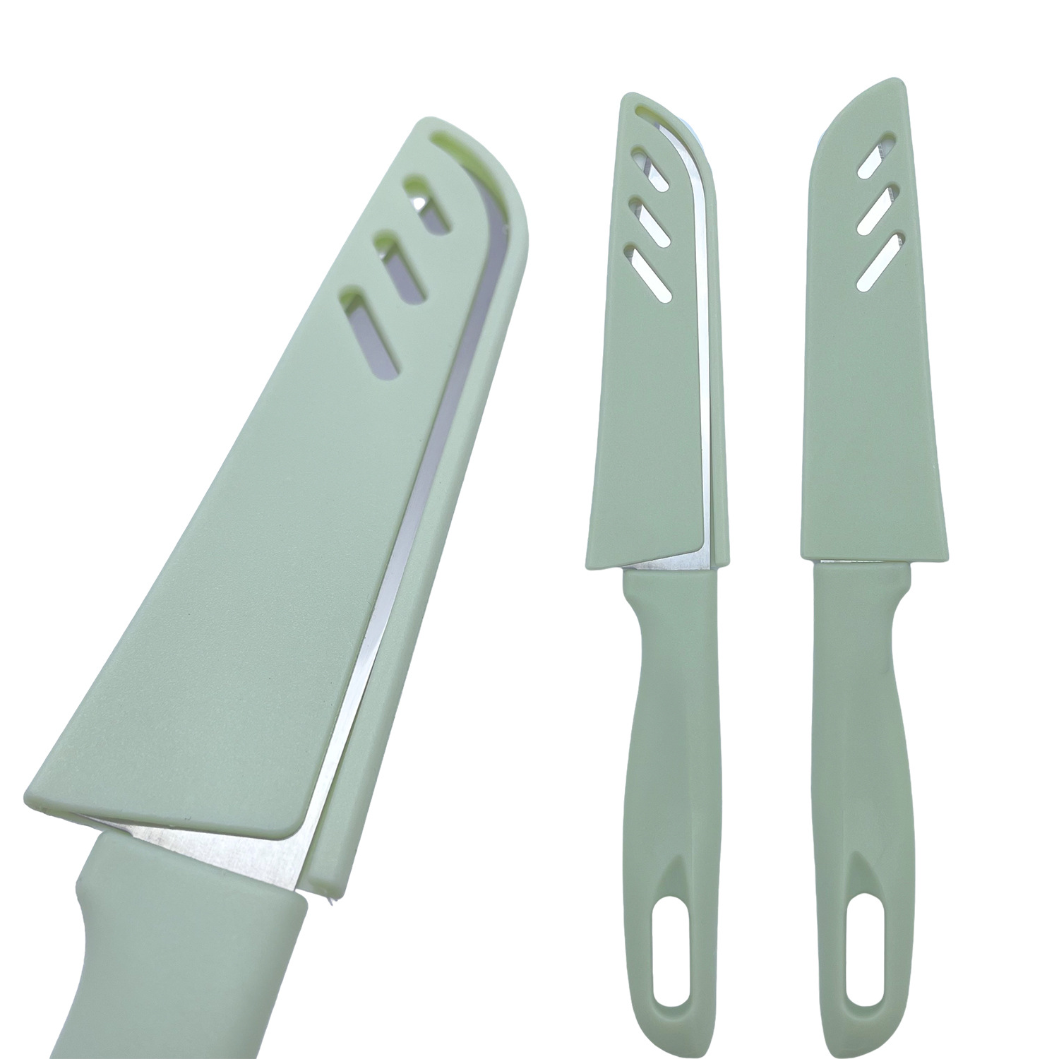 Stainless steel fruit knife with knife cover peeling knife cutting fruit knife stainless steel fruit knife stainless steel fruit knife