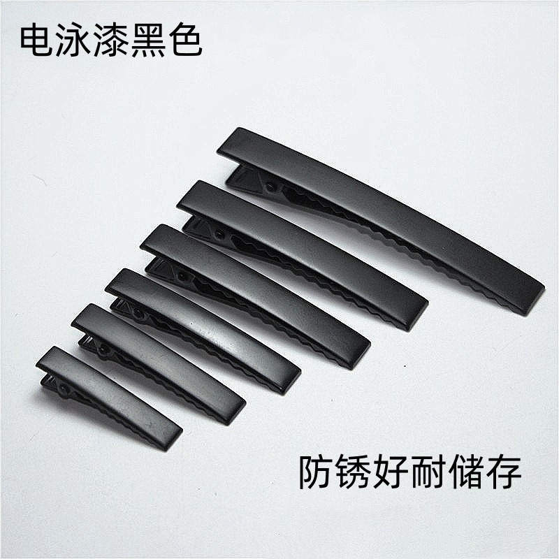 Guangzhou thick square clip Golden duck bill clip does not pull hair is not easy to fade Korean DIY hair accessories wholesale