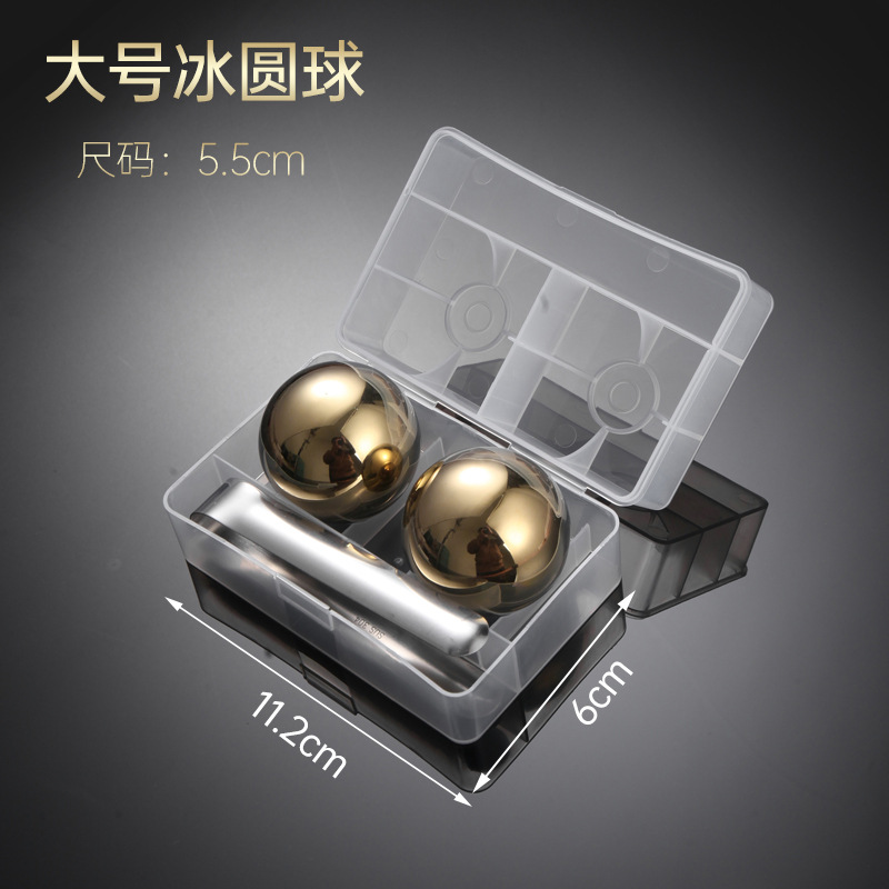 304 Stainless Steel Ice Block Household Recyclable Quick-Frozen Metal Ice Grain Beer Whiskey Ice Ice Ice Wine Stone