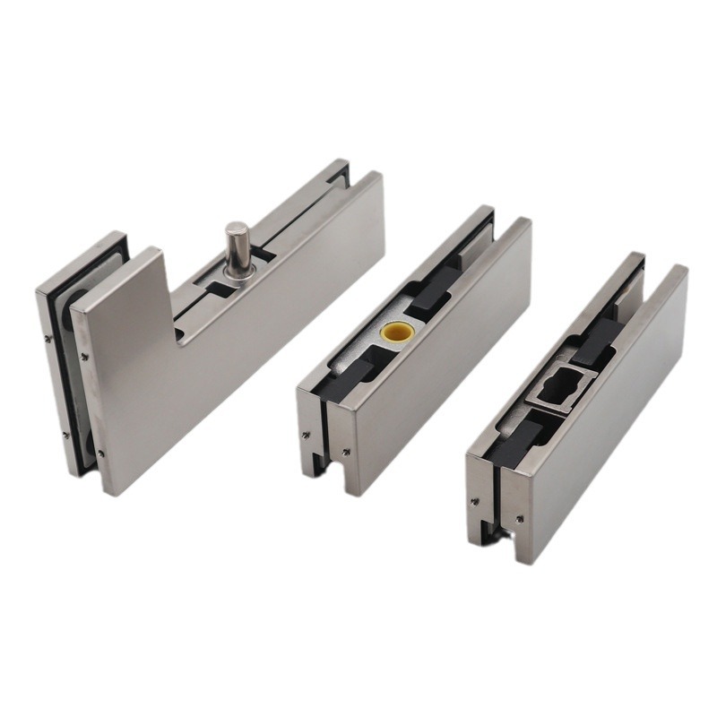 Universal glass door accessories 304 stainless steel frameless glass door clip floor spring door clip clip clip glass clip