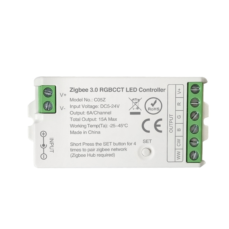 New Cross-Border Graffiti Zigbeec05Z 5-Way Led Smart Controller