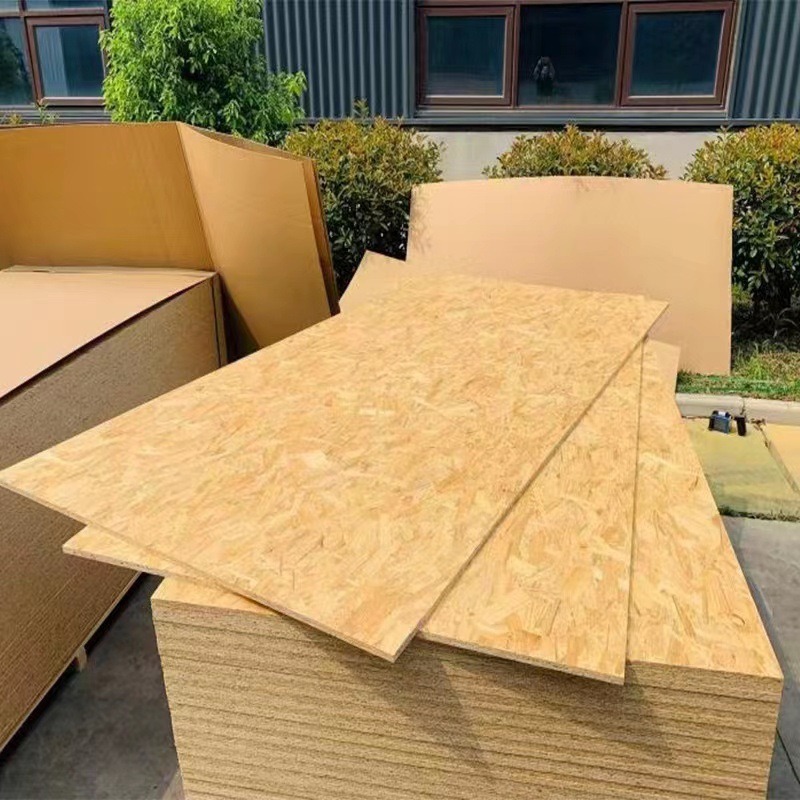 Formaldehyde-Free European Pine Board Enf Grade Osb Directional Particle Board Pine Light Steel Home Decoration Decoration Base Packaging Ceiling