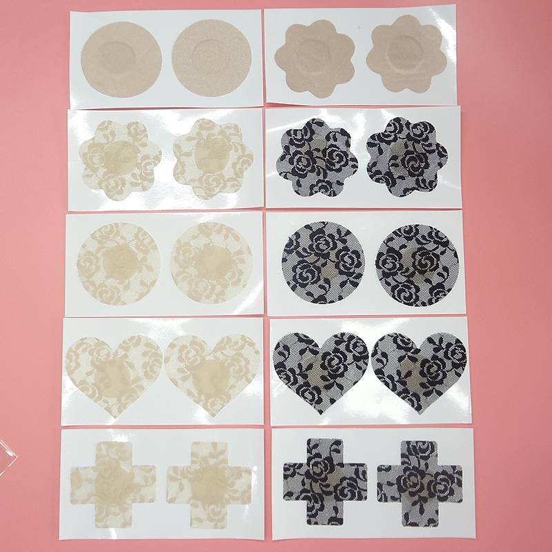 Невидимая накладка на грудь, не одноразовая, с кружевной поверхностью, для купальников