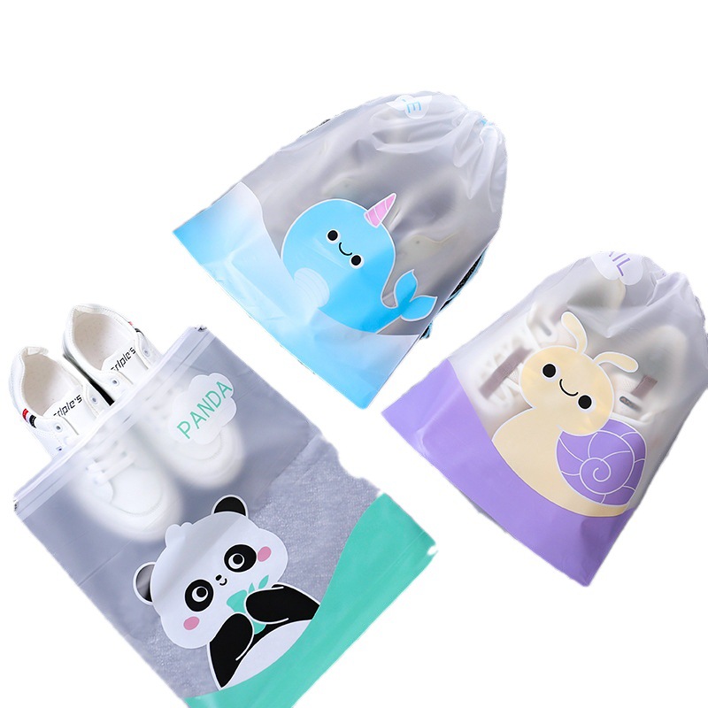 Shoes storage bag dustproof moisture-proof drawstring drawstring bag student dormitory organizing shoe bag travel ziplock bag