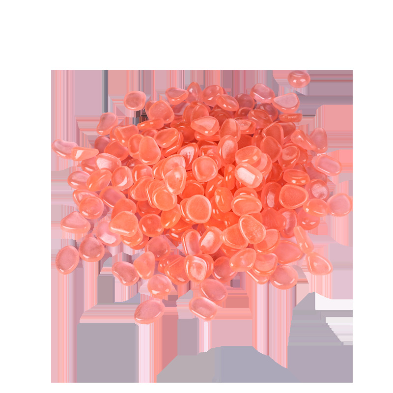 1cm Small Luminous Stone Luminous Pebbles Factory Cross-Border Specially Designed for Garden Fish Tank Landscaping Archaeological Toys Fluorescent Stone