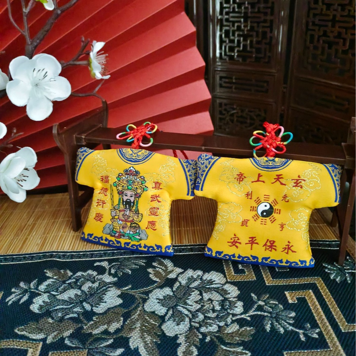 Mazu incense bag Baishatun small god clothing hanging ornaments Taiwan sachet sachet sachet peace weaving embroidery process can add LOGO