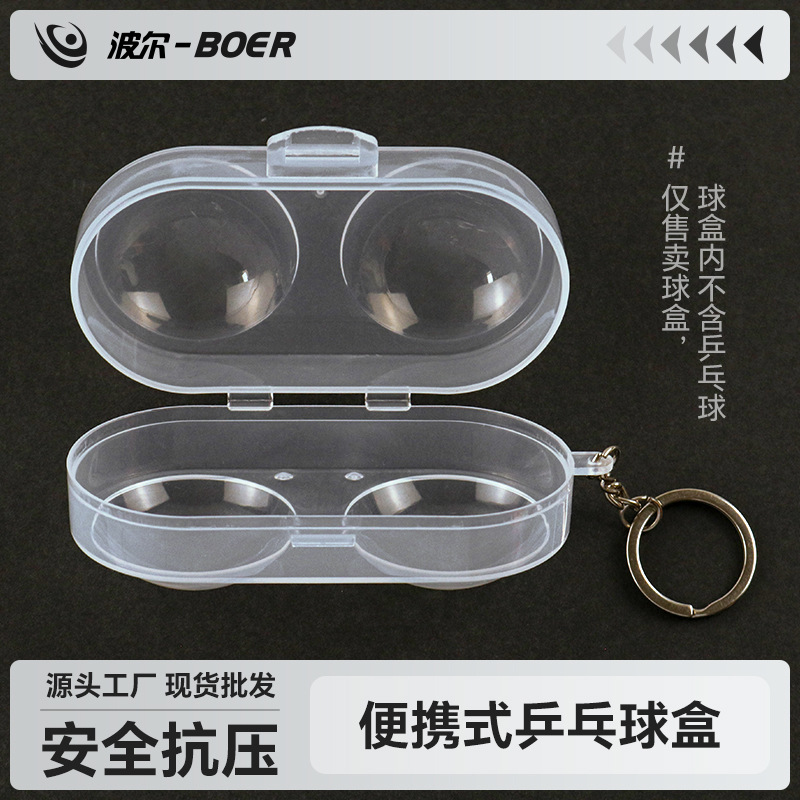 Защитный бокс для настольного тенниса, портативный, прозрачная пластиковая упаковка