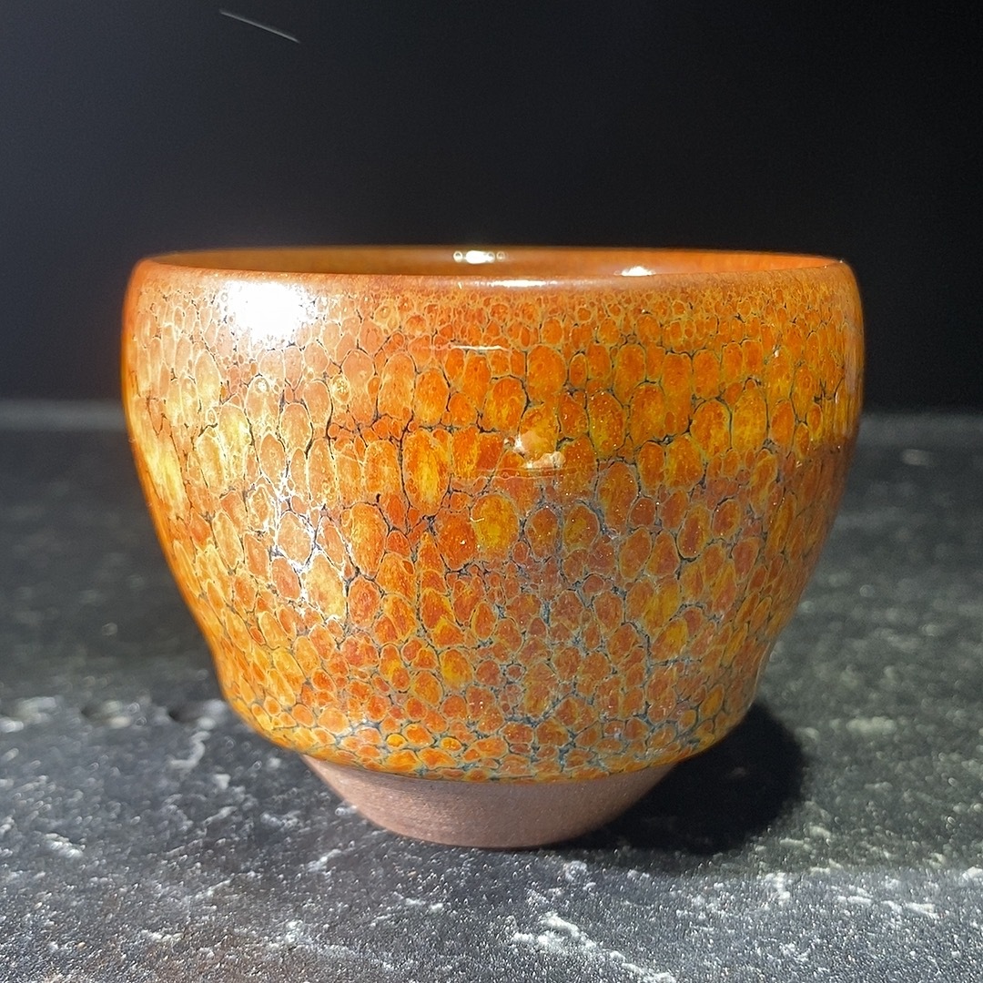 Tea Cup with Original Mineral Iron Base, Jianyang Shuji Oil Drip Rabbit Hair Small Cup, Wholesale Tea Set Master and Guest Cups