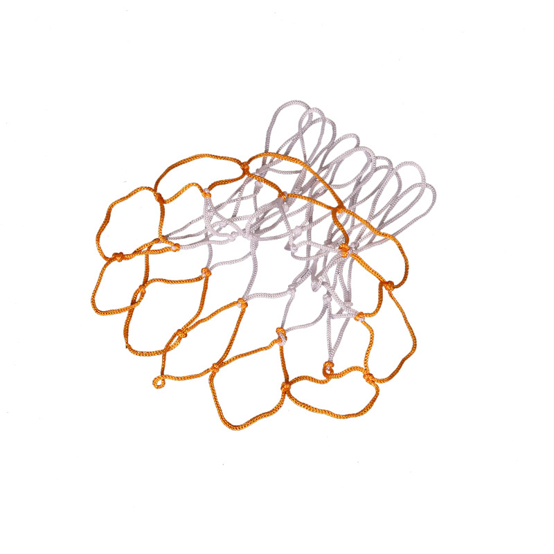 Wholesale kindergarten children's basketball frame net hand-woven outdoor basketball ring net three-color children's basketball net