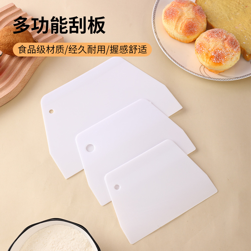 малый размер трапециевидный скребок пластиковый скребок белый доступный большой размер скребок для риса скребок Ayman дом кухонные принадлежности для выпечки