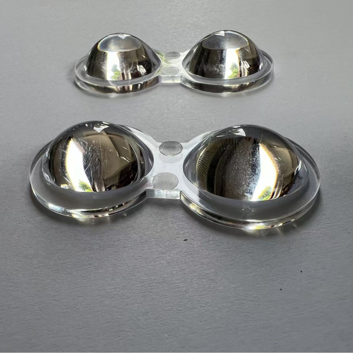 Led2 Bead Car Lamp D-Shaped Light Spot Lens