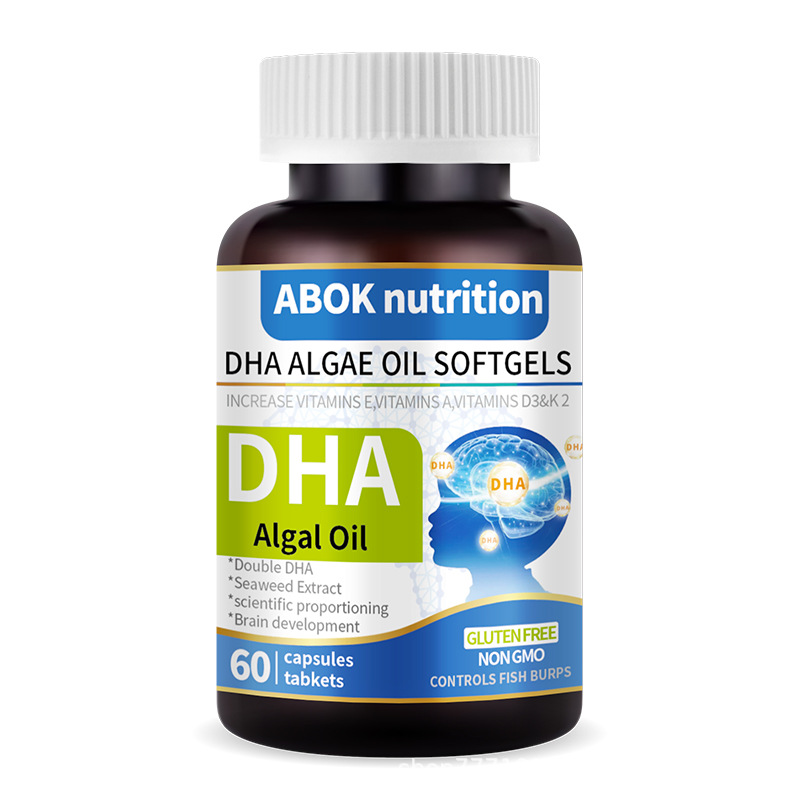 Abok Dha Algae Oil Gel Candy Algae Plant Essence Manufacturer Dropshipping Wholesale Preferential Treatment