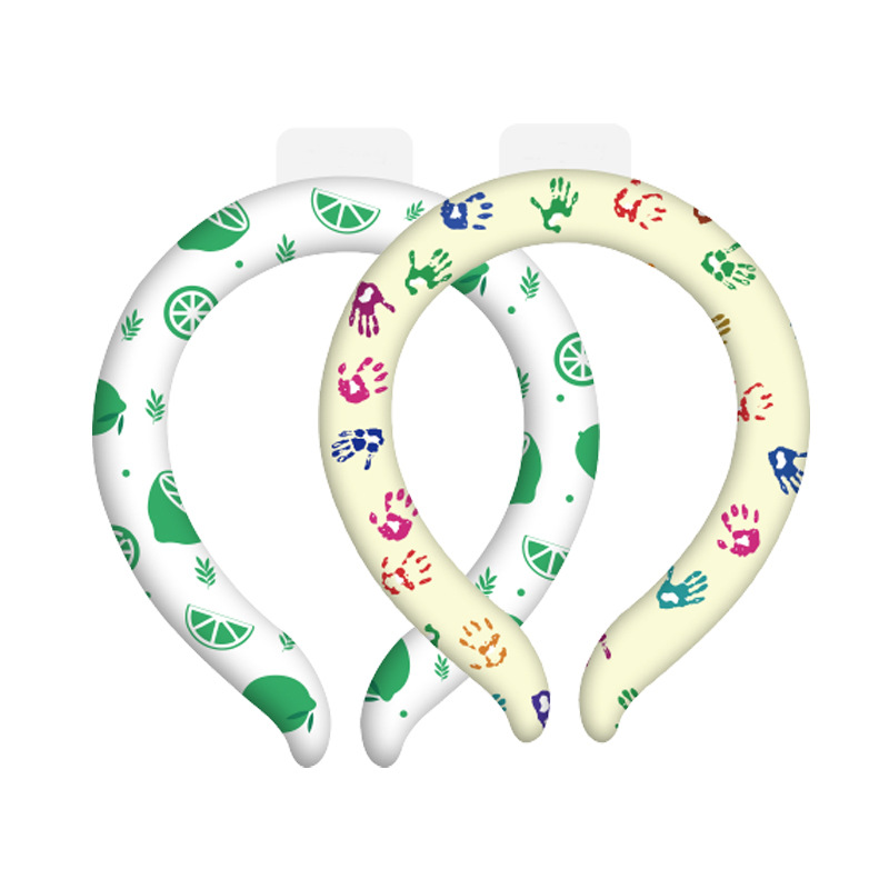 Cross-Border Cycling Cooling Ice Rings Summer Supplies Outdoor Heatstroke Prevention Cooling Artifact Ice Rings Student Neck-Hanging Ice Collars