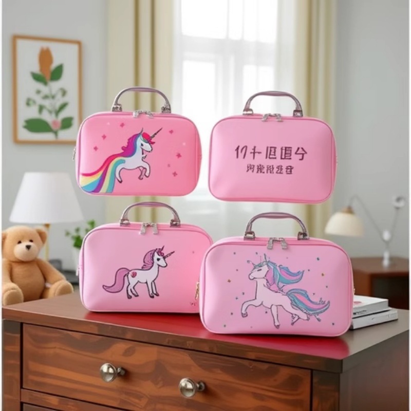 Cosmetic Bag cartoon toy girl foreign trade popular large capacity portable storage box bag New cute handbag