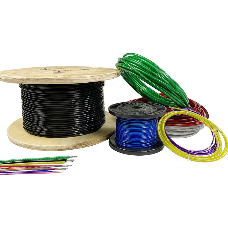 Plastic-coated wire rope manufacturers plastic-coated wire rope rope skipping rope rope rope traction rope stainless steel