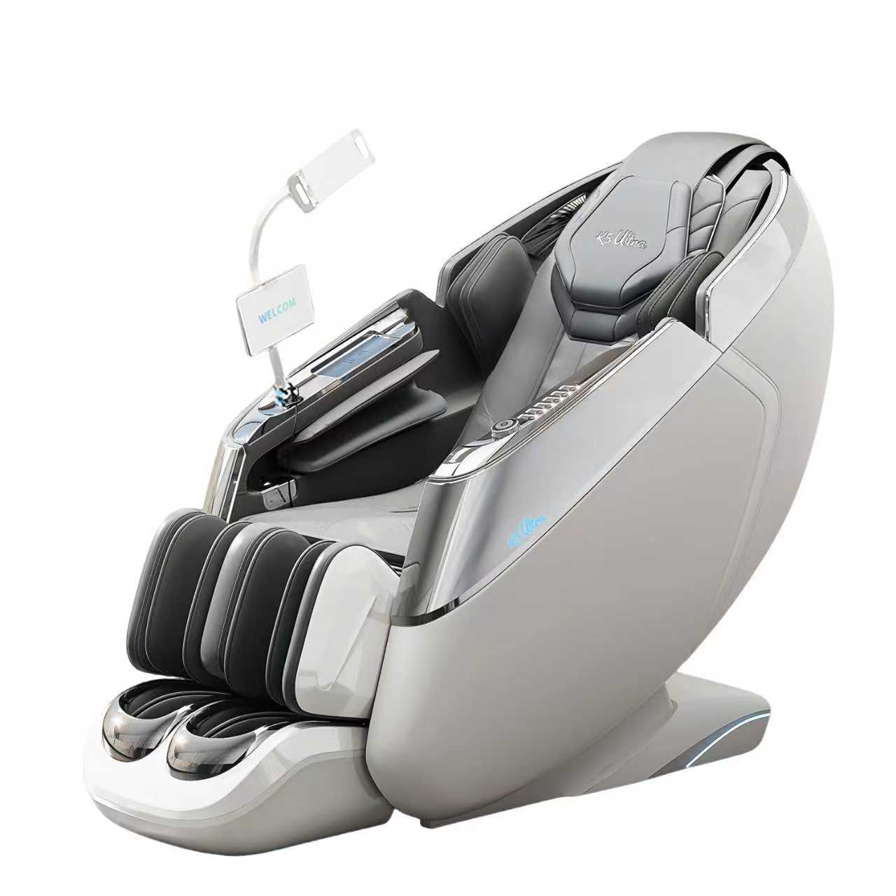 Cross-Border English Spot 3D Manipulator Massage Chair Voice Sl Guide Rail Electric Home Full Body Massage Sofa Factory