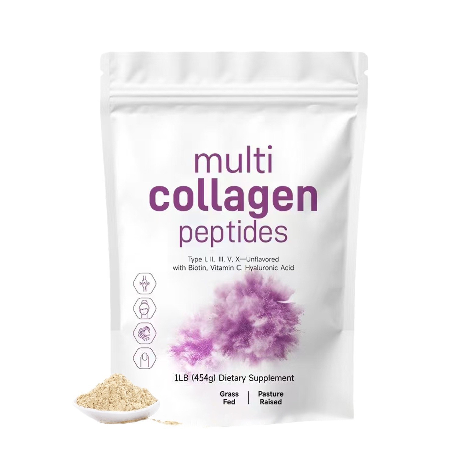 Cross-Border Hot-Selling Multi-Collagen Powder in Bags, Multicollagenpowder, Source Factory, Ready Stock Wholesale