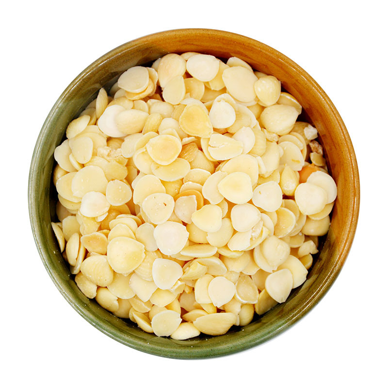 Low-Temperature Baked Cooked Grain Grinding Raw Materials Cooked Peeled White Almonds 500g Healthy Natural Large Particles