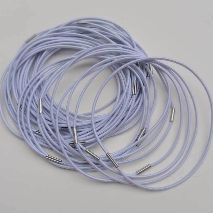 2MM imported white 30CM rubber band headband, rope headband environmental protection headband manufacturer headband manufacturer children's hair band