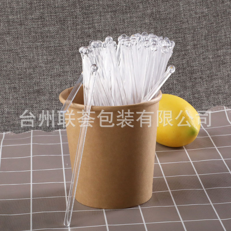 New Disposable Stirrer 15cm Cocktail Coffee Stick Transparent Shaker Experiment Drop Glue Acrylic Plastic