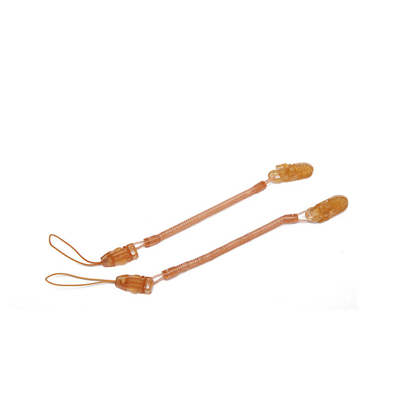 2025 Новый простой длинный противоударный цепочный сосок, пружинный пластиковый шнур, готовый к продаже