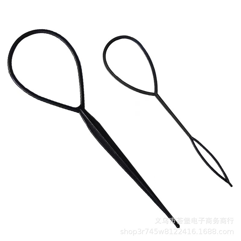 Hair puller hair stick hair puller shape hair braiding updo tool children hair puller hook hair curler wholesale