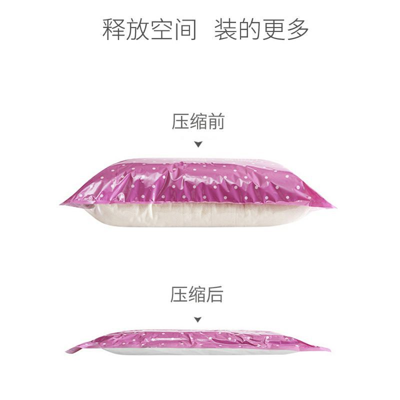 Air-Free Hand-Rolled Compression Bag Suitcase Special Clothing Storage Bag Travel Portable Vacuum Organizing Bag
