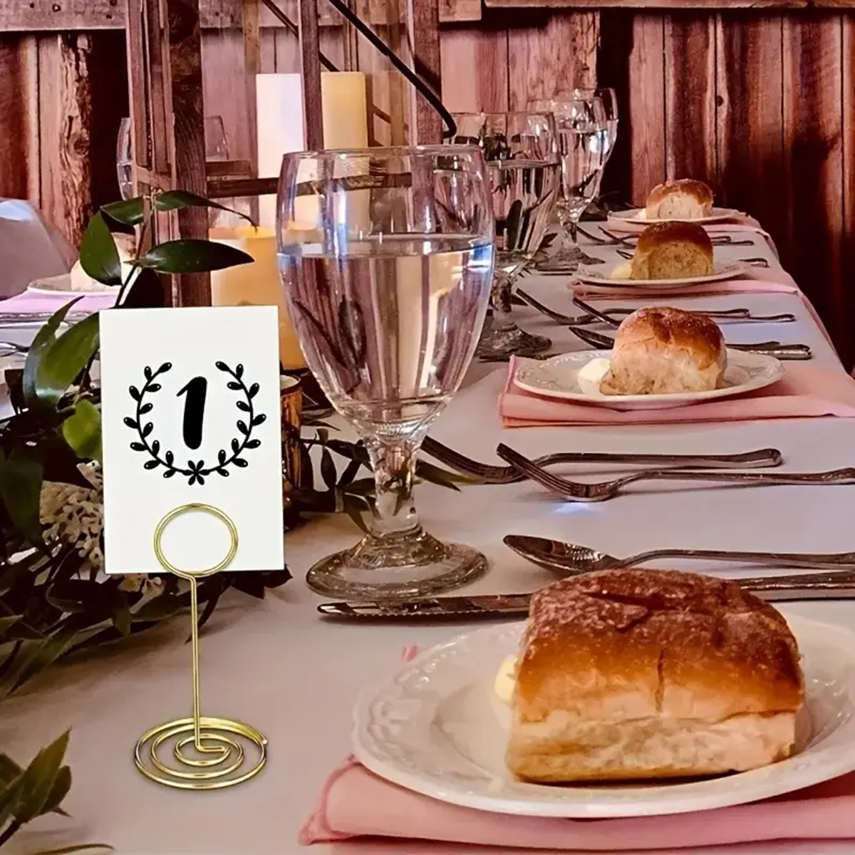 Cross-Border Hot Selling Peacock Round Business Card Holder Electroplated Message Holder Office Note Holder Wedding Seat Holder