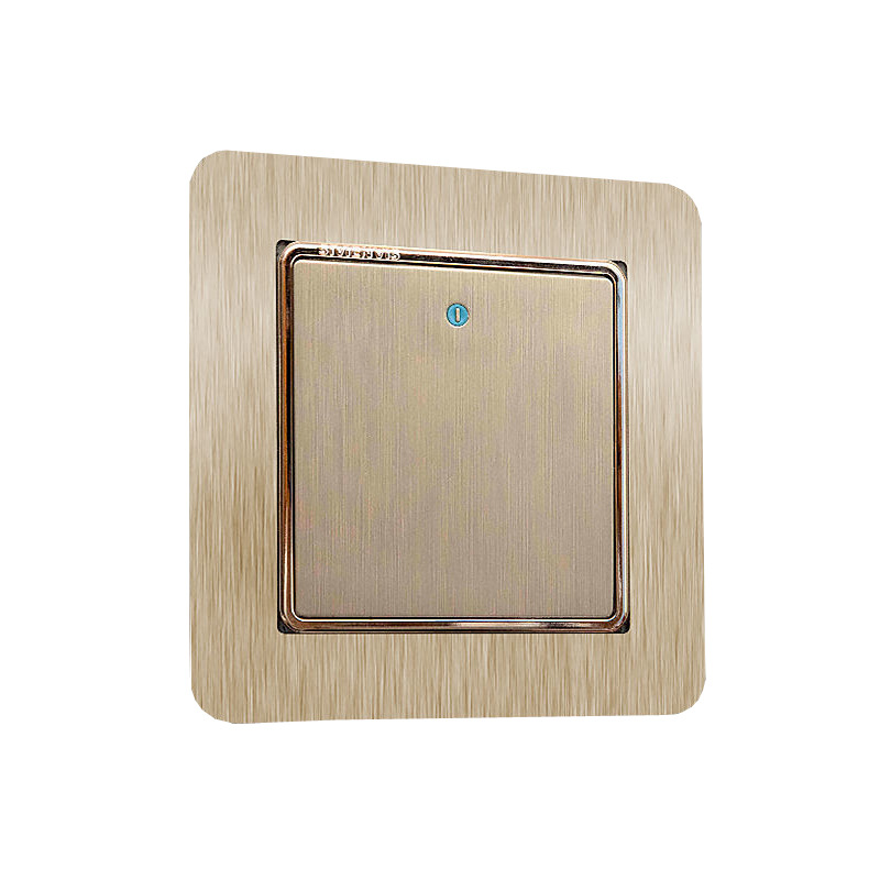 Switch Sticker Decorative Protective Cover New Style Light Luxury Modern Simple Solid Color Acrylic Aluminum Plate Socket Frame Cover for Daifa