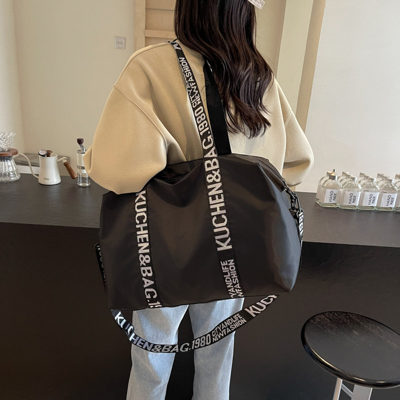 Новая простая повседневная сумка через плечо для женщин, корейский стиль, большая вместимость, дорожная сумка для мамы