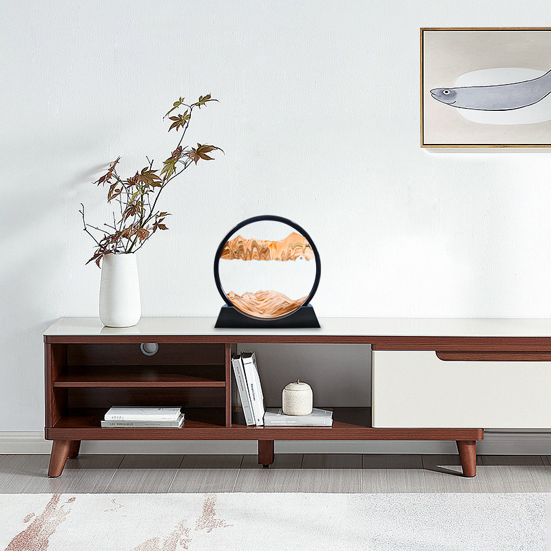 Quicksand painting ding living room hourglass ornaments graduation gift new landscape office creative decoration