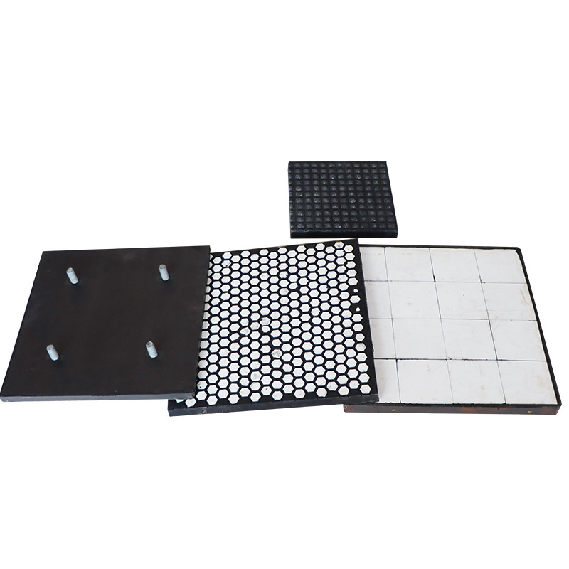 Three-In-One Ceramic Lining Plate for Coal-Fired Power Plant Coal Mills, Industrial Pipeline Wear-Resistant Composite Adhesive Wear-Resistant Sheet