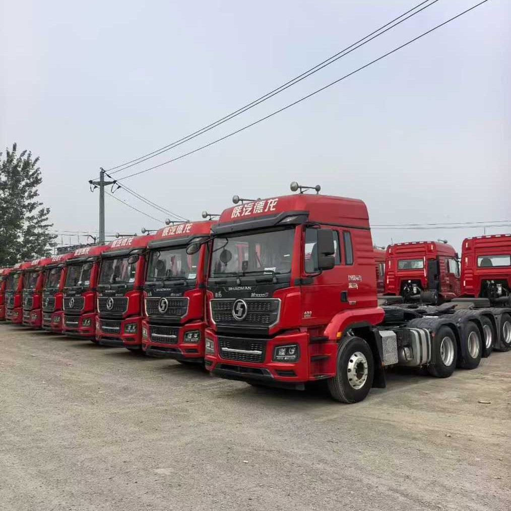 Foreign Trade Shaanxi Automobile Delong M3000 Tractor Head National V Weichai 460 Horsepower Tires 90% New Semi-Trailer Tractor