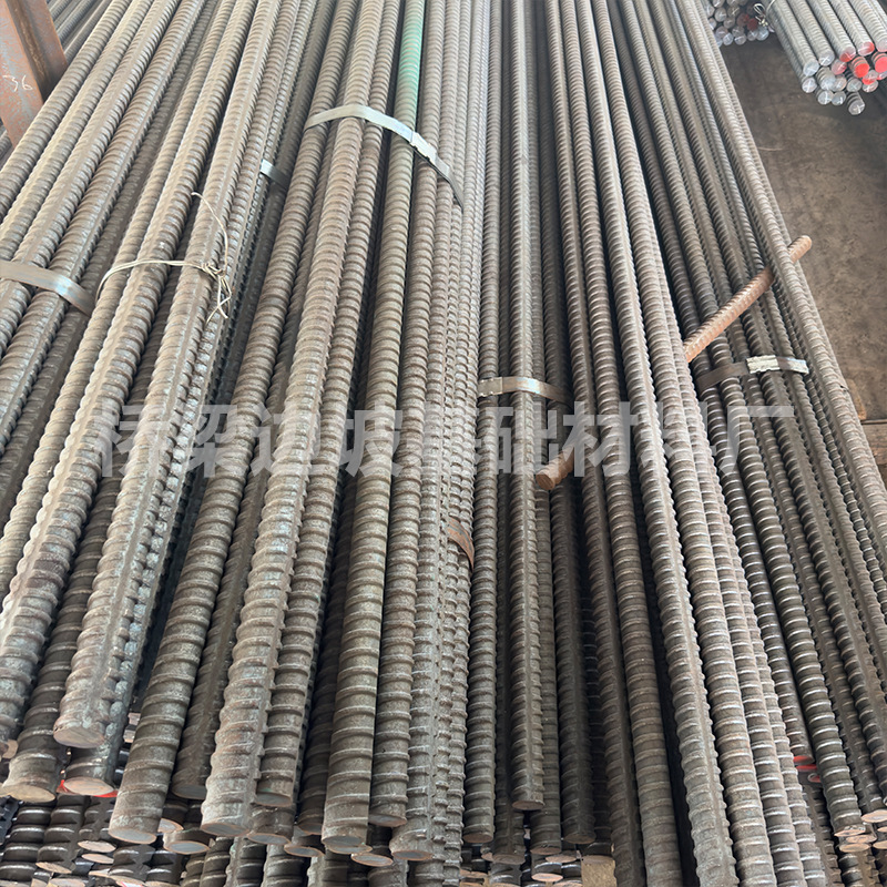 Finely Rolled Threaded Steel Psb830 1080 Finely Rolled Threaded Steel Nut Epoxy Coated Steel Anti-Floating Anchor Rod