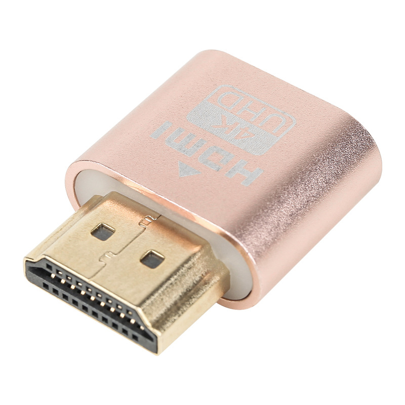 HDMI graphics card spoofer DP virtual display DVI game studio multi-open remote hang-up VGA dummy load