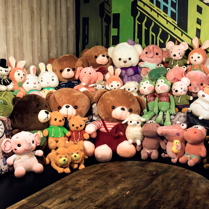 Manufacturer Supplies Grabbing Machine Rag Doll Plush Toy Wedding Doll Doll Activity Throwing Push Toy Printed Logo