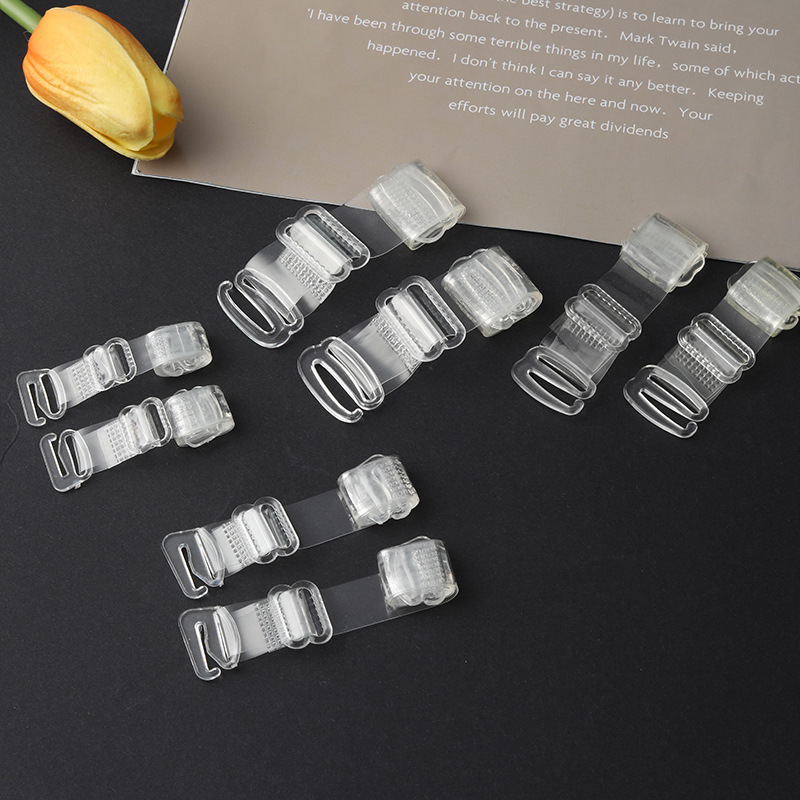 19 silk plastic buckle tpu transparent shoulder strap bra matte invisible high elastic all-match adjustable shoulder strap non-magnetic strap