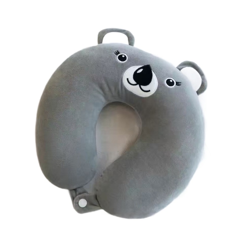 U-shaped Pillow Cartoon Neck Pillow Adult Portable Travel Pillow Car Pillow Aircraft Pillow Office Nap Artifact