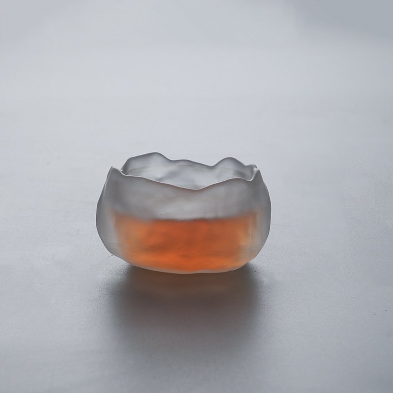 Glass Tasting Cup Single Cup Japanese Mini Personal Small Tea Cup Thickened Glass Upper God Cup Set Master Cup Wholesale