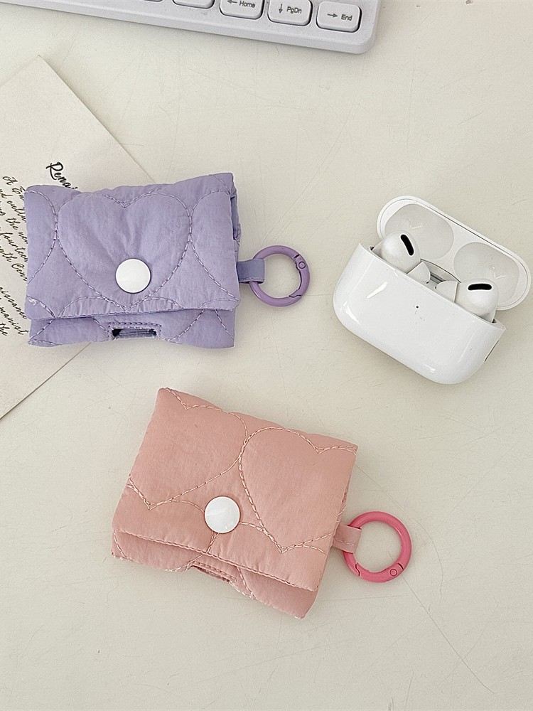 41261 ins new style suitable for apple AirPods bluetooth earphone bag cute earphone storage protection soft case