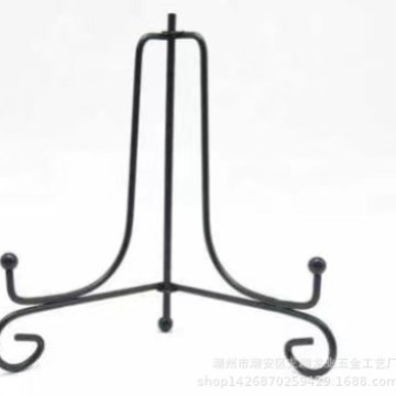Cross-border plate bracket iron wire bracket decorative plate rack photo frame crafts decoration rack porcelain plate rack