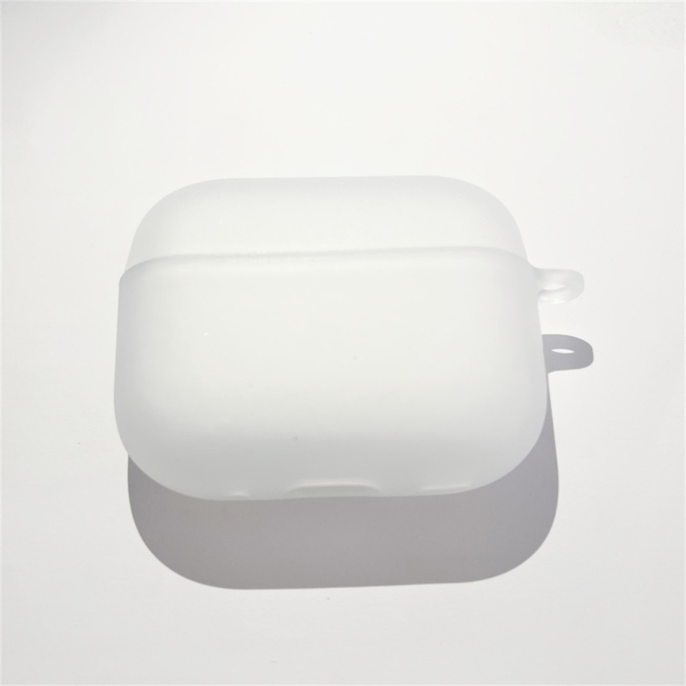 Suitable for AirPods Pro3 Protective Cover Split Model with Hanging Hole 3/4 Generation Transparent Frosted Headphone Protective Cover