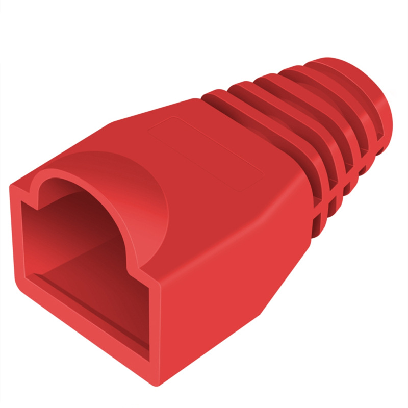 Category 5 six network cable Crystal Head protective cover RJ45 network connector plug cover dustproof transparent cover CAT5CAT6