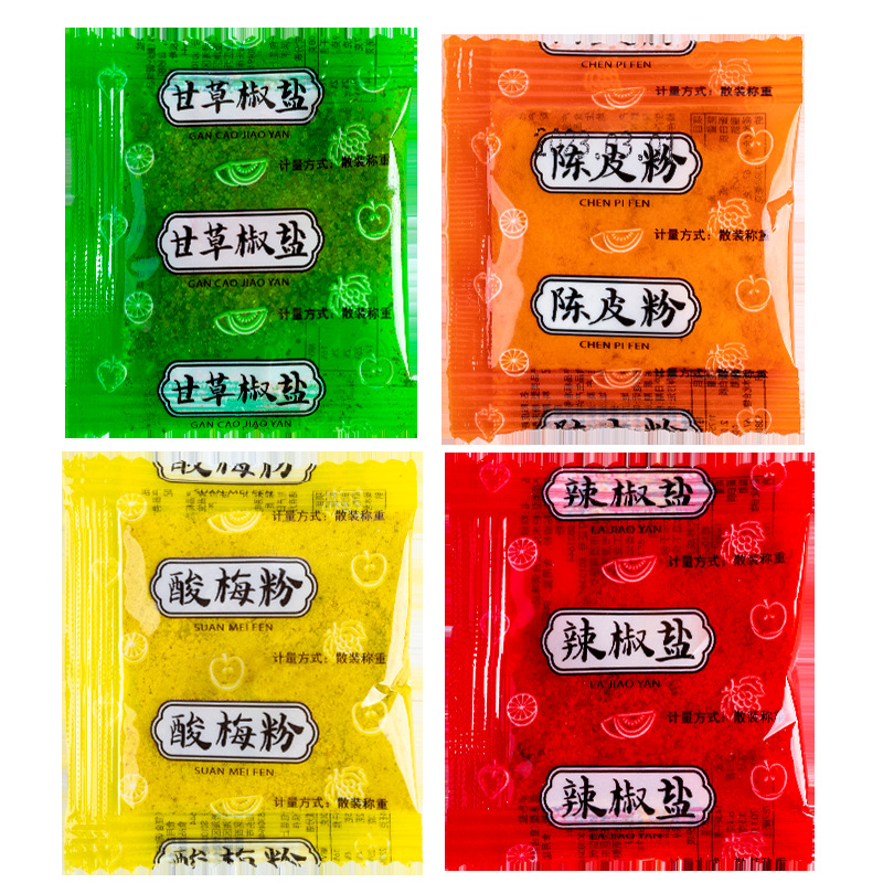 Sour Plum Powder, Tangerine Peel Powder, Chaoshan Fruit Seasoning, Guava Plum Powder, Sweet Plum Powder, Plum Powder, Chili Salt Infusion